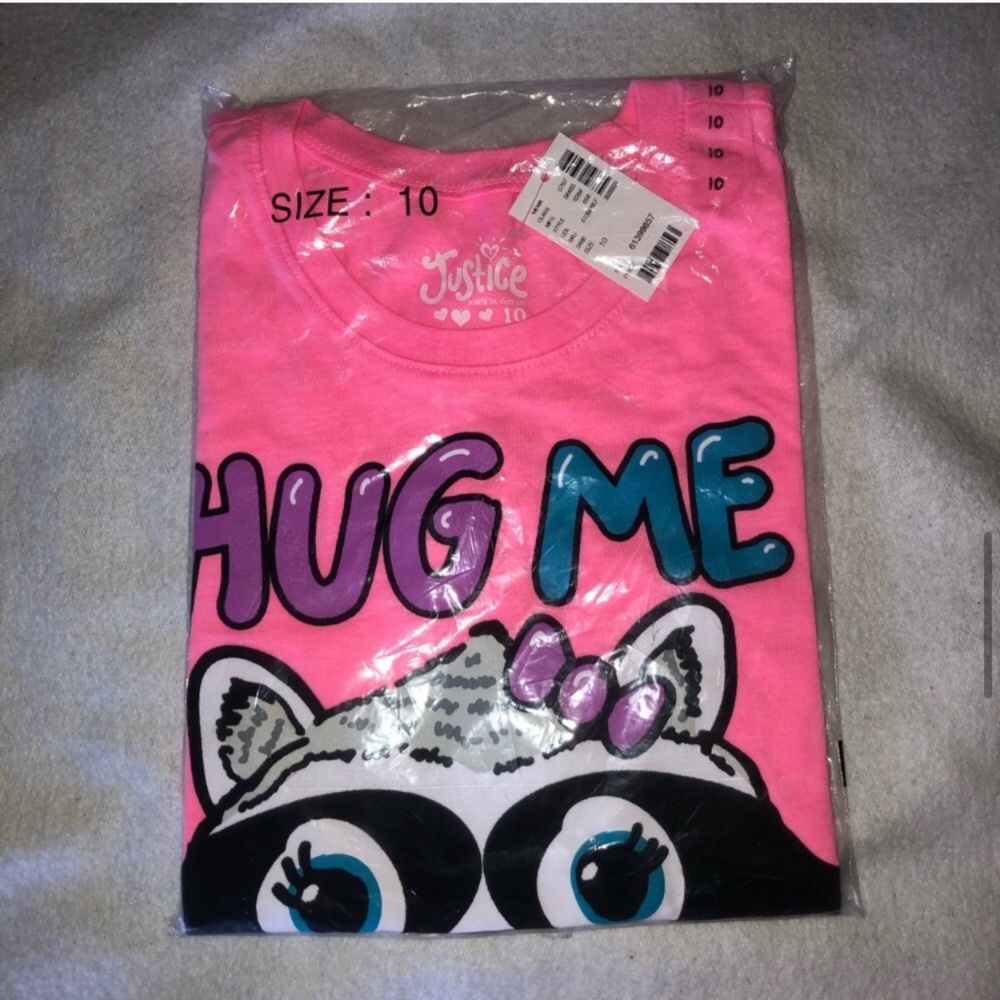 NWT Justice Graphic T-Shirt